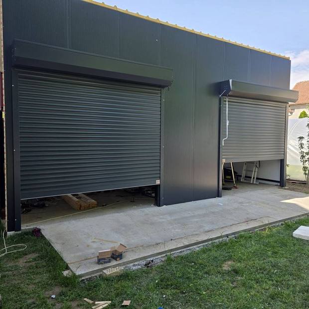 Aluminijumska rolo garažna vrata u antracit boji